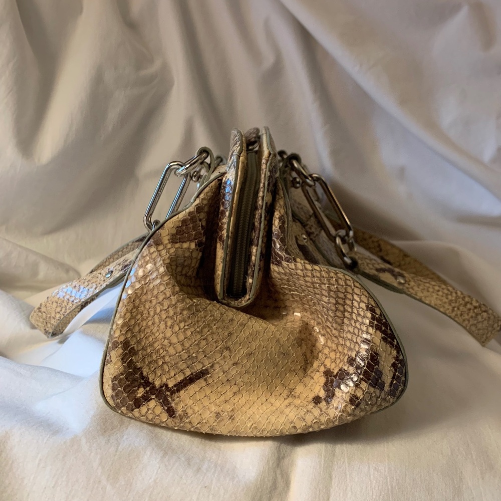 Cole Haan 'Trinity' Leather Python Print Handbag - image 4